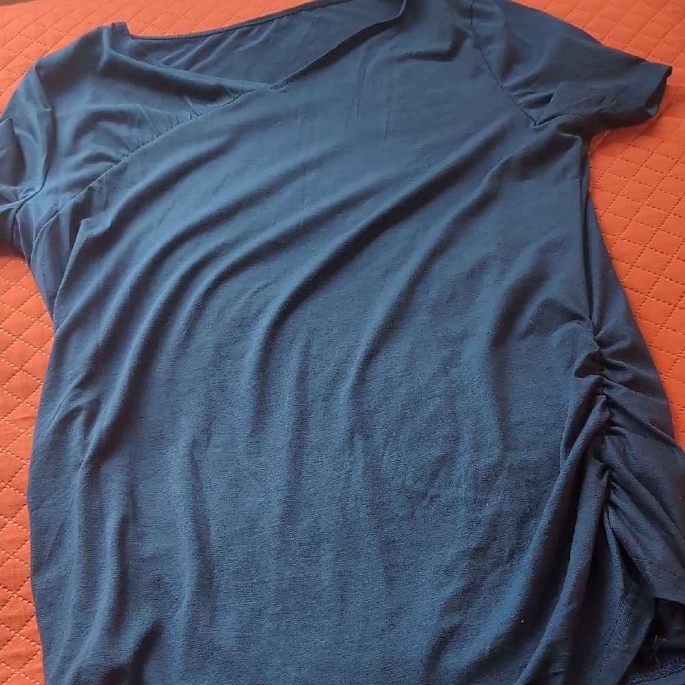 Elegant Blue Women's Top